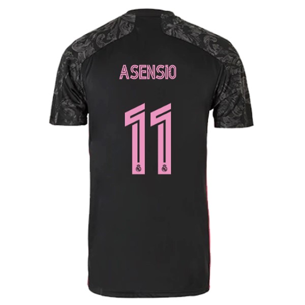 Camiseta Real Madrid Tercera equipo NO.11 Asensio 2020-2021 Negro
